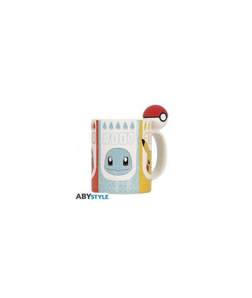 TAZA POKEMON 460 ML POKEMON INICIALES