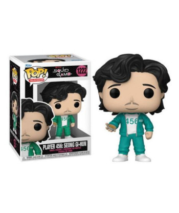 Figura Funko Pop Seong Gi-hun 1222 - El Juego del Calamar - El Protagonista con su Galleta Dalgona