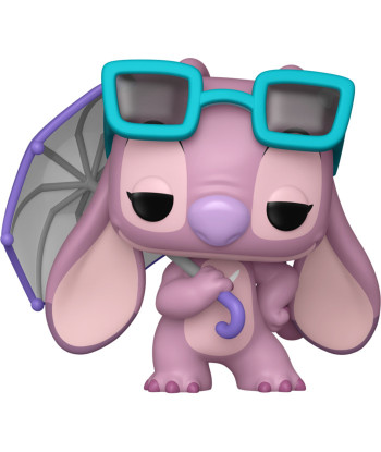 Figura Funko Pop Angel with Umbrella 1573 - Disney Lilo y Stitch - Edición Especial con Gafas de Sol