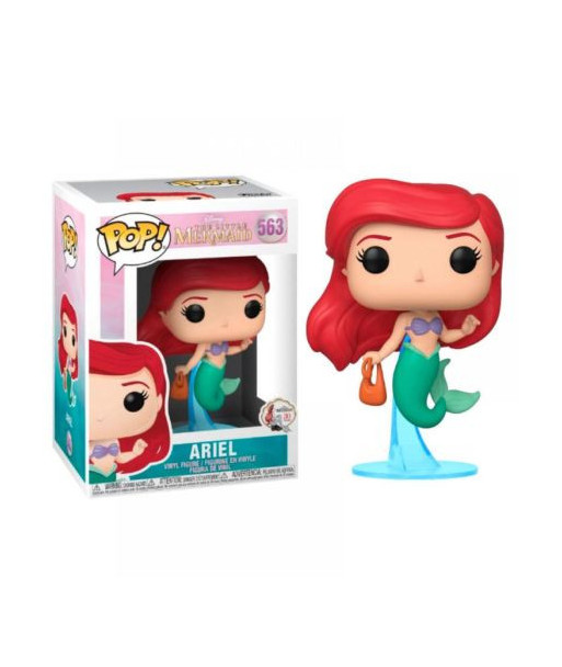 Figura Funko Pop Ariel 563 - Disney La Sirenita - 30 Aniversario con Bolso de Tesoros