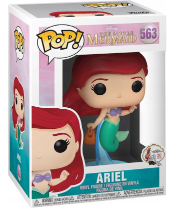 Figura Funko Pop Ariel 563 - Disney La Sirenita - 30 Aniversario con Bolso de Tesoros
