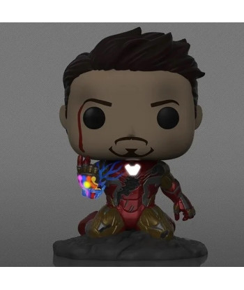 Figura Funko Pop Iron Man (I Am Iron Man) 580 - Marvel Avengers Endgame - El Sacrificio Heroico Glow in the Dark