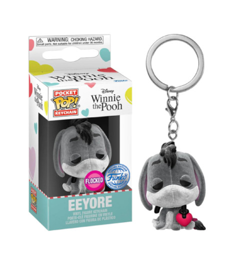 Llavero Pocket Pop Ígor - Disney Winnie the Pooh - Ternura Aterciopelada Flocked Special Edition