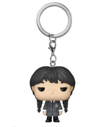 Llavero Pocket Pop Miércoles Addams - Wednesday - Estilo Gótico en la Academia Nunca Más Special Edition