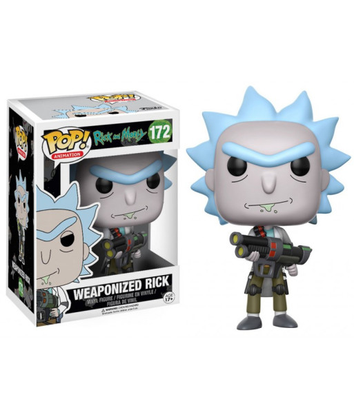 Figura Funko Pop Weaponized Rick 172 - Rick y Morty - El Científico más Peligroso del Multiverso