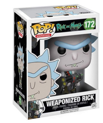 Figura Funko Pop Weaponized Rick 172 - Rick y Morty - El Científico más Peligroso del Multiverso