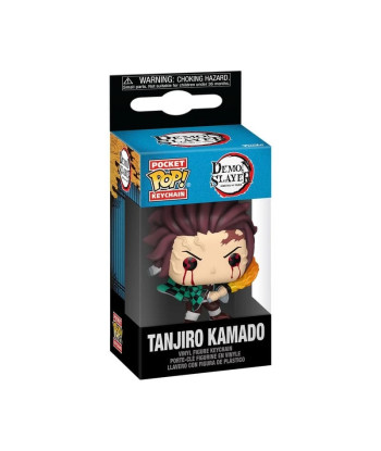 Llavero Pocket POP! Tanjiro Kamado (Ojos Sangrantes) - Demon Slayer - Funko Keychain