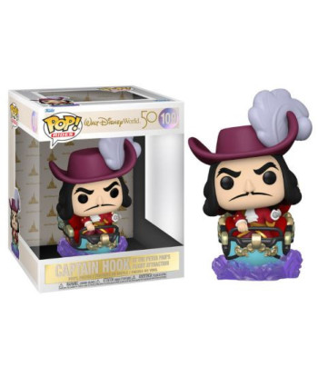 Figura Funko Pop Captain Hook 109 - Disney Parks Peter Pan's Flight - ¡Edición Especial 50 Aniversario!