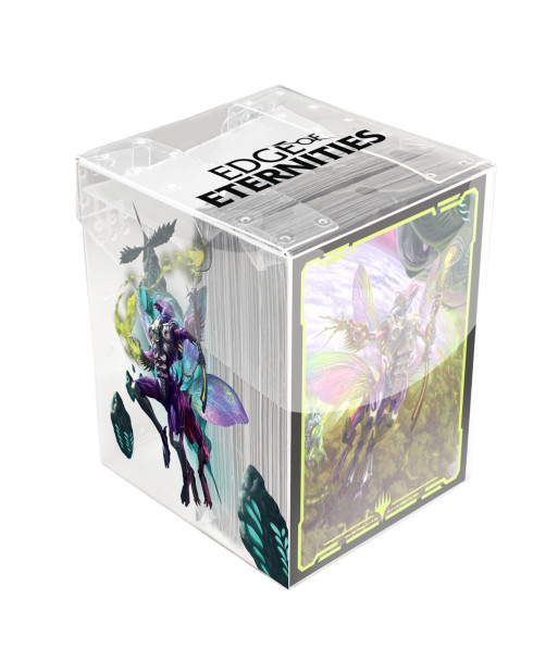 Caja de Mazo y Fundas Edge of Eternities (100) – World Shaper Ultra Pro