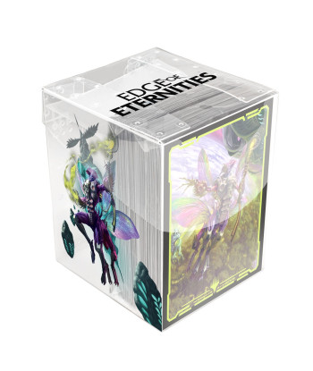 Caja de Mazo y Fundas Edge of Eternities (100) – World Shaper Ultra Pro