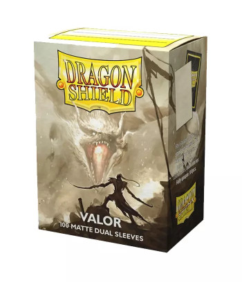 Fundas Standard Dual Matte Valor Claro (100) - 63 mm x 88 mm Dragon Shield