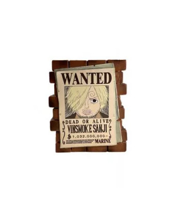Hucha ONE PIECE - Sanji "Wanted" -  PVC 16cm