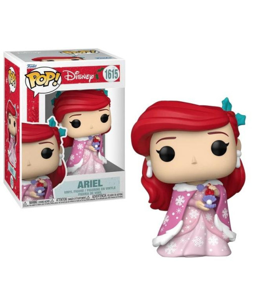Figura Funko Pop Ariel 1615 - Disney La Sirenita - Princess Holiday Colección Navideña