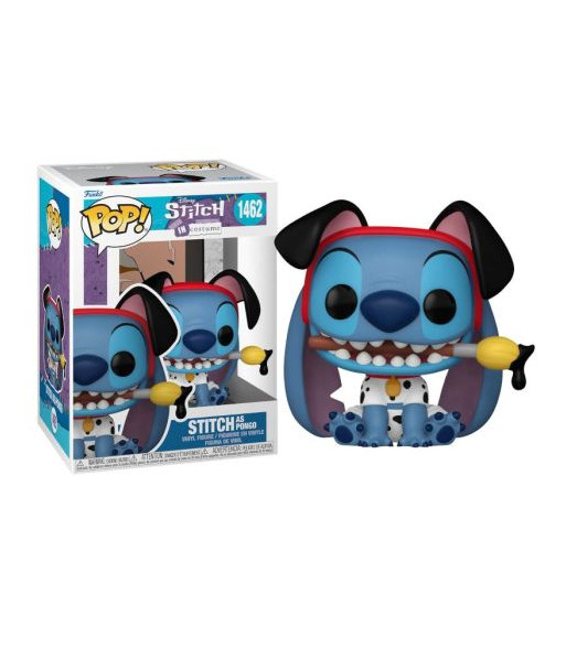 Figura Funko Pop Stitch como Pongo 1462 - Disney Stitch in Costume - El Alienígena más Dálmata