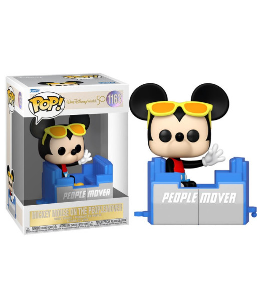 FUNKO POP! MICKEY ON THE PEOPLEMOVER (1163) - WALT DISNEY 50 ANIVERSARIO