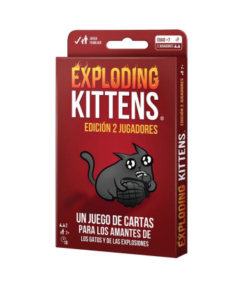 EXPLODING KITTENS 2 JUGADORES