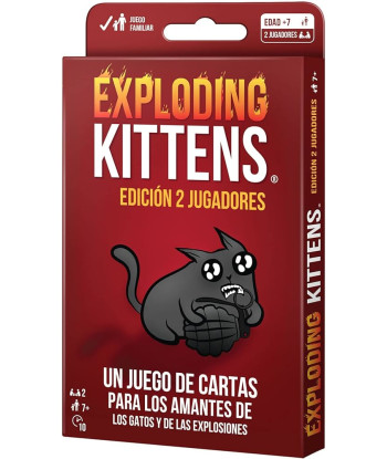 EXPLODING KITTENS 2 JUGADORES