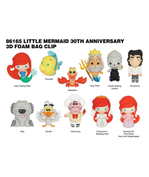 Llaveros Sorpresa - LA SIRENITA (1 Unidad)