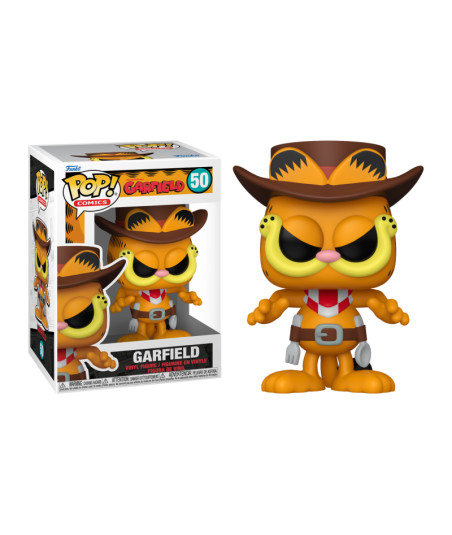 Figura Funko Pop Garfield 50 - Garfield - El Gato Vaquero más Hambriento del Oeste