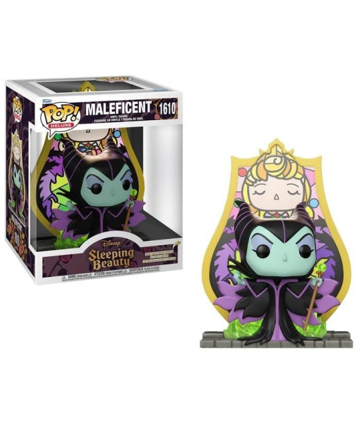 Figura Funko Pop Maléfica 1610 - Disney La Bella Durmiente - Deluxe Vidriera Artística