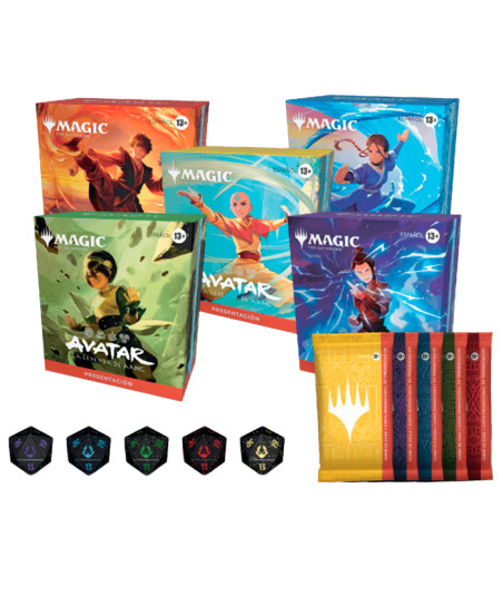 Presentación Pack Avatar: The Last Airbender Español - Magic The Gathering (1 UNIDAD)