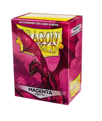 Fundas Standard Matte Magenta (100) - Dragon Shield