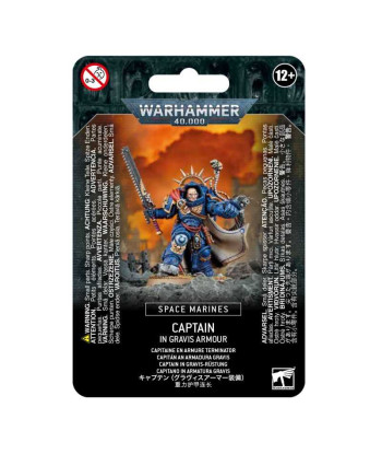 WARHAMMER 40K Space Marines: Capitán en Armadura Gravis