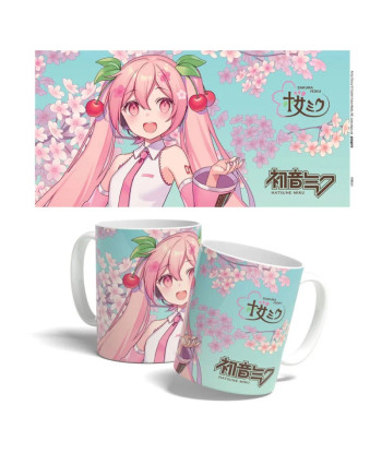 Taza Hatsune Miku Sakura Miku Cherry Blossom 325 ml