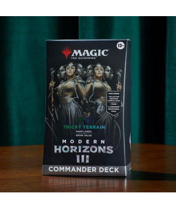 Mazo de Commander Modern Horizons III: Tricky Terrain - Magic the Gathering (Inglés)
