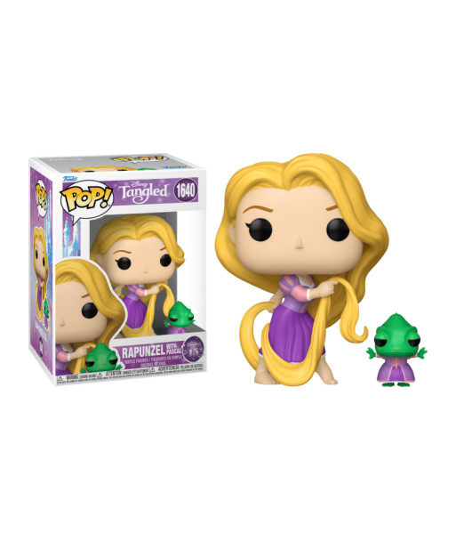 Figura Funko Pop Rapunzel con Pascal 1640 - Disney Enredados - Princesa con su Mejor Amigo