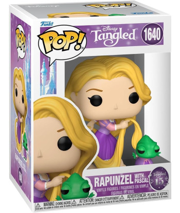 Figura Funko Pop Rapunzel con Pascal 1640 - Disney Enredados - Princesa con su Mejor Amigo