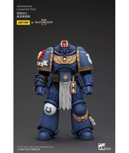Warhammer 40k Figura 1/18 Uitramarines Lieutenant Titus 13 cm