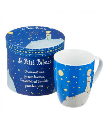 Taza en porcelana El Principito (en su planeta) en caja regalo
