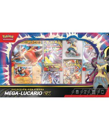 Pokemon TCG: Colección con figura – Mega-Lucario EX