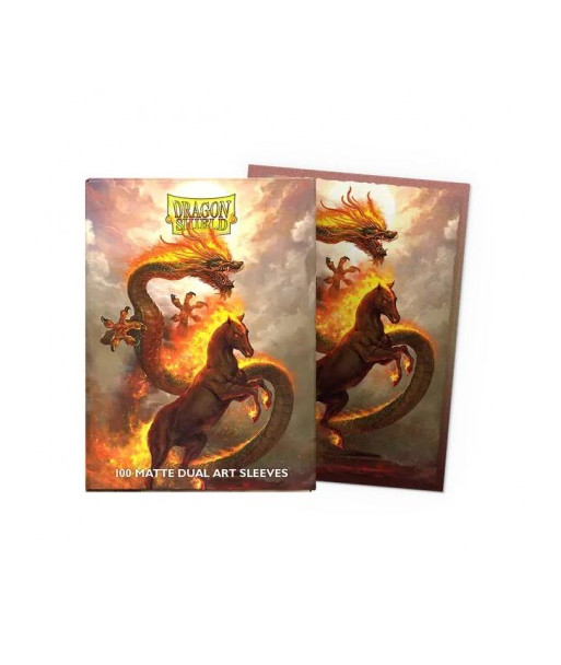 Fundas Standard Fire Horse 2026 (100) - Dragon Shield