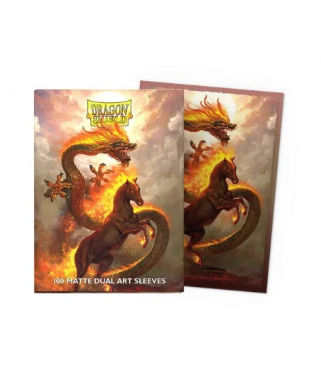 Fundas Standard Fire Horse 2026 (100) - Dragon Shield