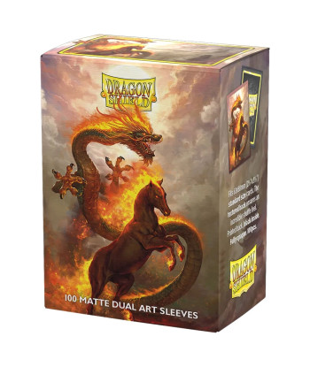 Fundas Standard Fire Horse 2026 (100) - Dragon Shield