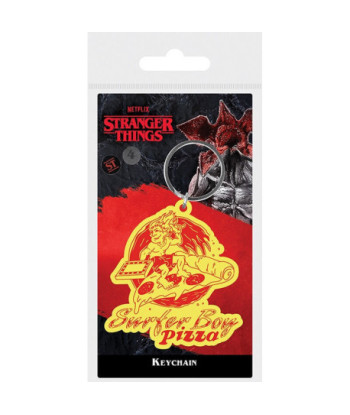 Llavero Stranger Things 4 Surfer Boy Pizza