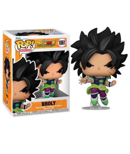 Figura Funko Pop Broly 1861 - Dragon Ball Super: Broly - Saiyan Legendario Coleccionable