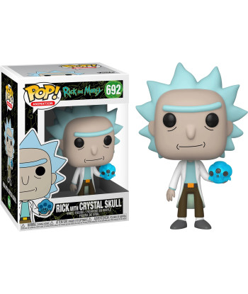 Figura Funko Pop Rick con Calavera de Cristal 692 - Rick & Morty