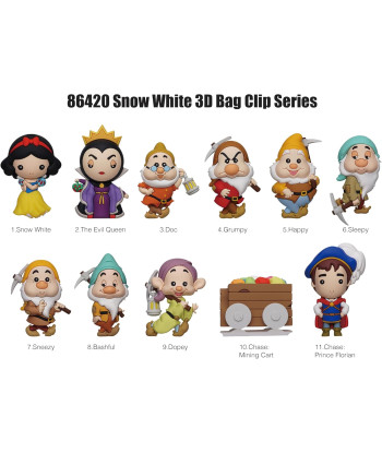 LLAVEROS SORPRESA - BLANCANIEVES (SERIES 66) (1 UNIDAD)