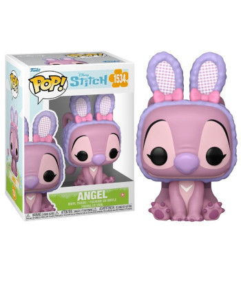 Figura Funko Pop Angel 1534 - Disney Lilo y Stitch - Edición de Pascua
