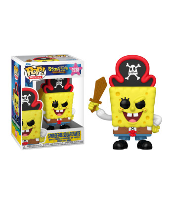 Figura Funko Pop Bob Esponja Pirata 1938 - The SpongeBob Movie - Search for SquarePants