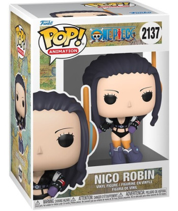 Figura Funko Pop Nico Robin 2137 - One Piece - Estilo Futurista de Egghead