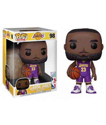Figura Funko Pop LeBron James 98 - NBA Lakers - Edición Jumbo