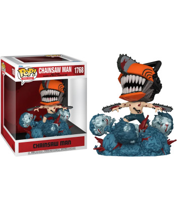 Figura Funko Pop Chainsaw Man 1768 - Chainsaw Man - Deluxe Denji sobre Montaña de Cadáveres