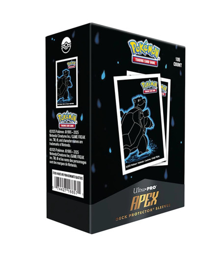 Fundas Standard APEX Deck Protector Sleeves Blastoise Neon Kanto Pokémon (105) - Ultra Pro