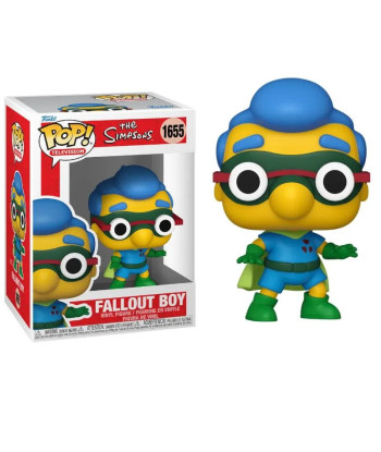 Figura Funko Pop Fallout Boy 1655 - Disney Los Simpsons - El Fiel Compañero del Hombre Radioactivo