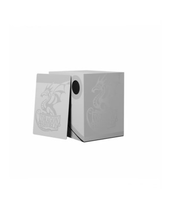 Caja de mazo Deck Box DS Double Shell Blanco/Negro (150) - Dragon Shield