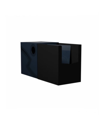 Caja de mazo Deck Box DS Double Shell Azul/Negro (150) - Dragon Shield